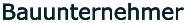 Bauunternehmer